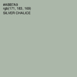#ABB7A9 - Silver Chalice Color Image